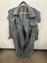 The Architect Denim Trench Coat