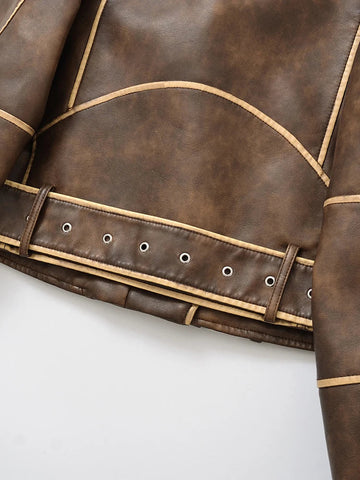Fearless Faux Leather Moto Jacket