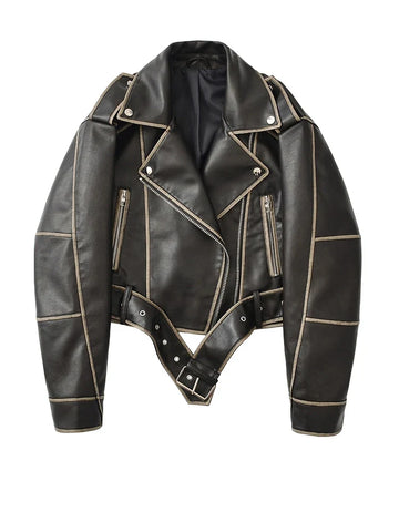 Fearless Faux Leather Moto Jacket