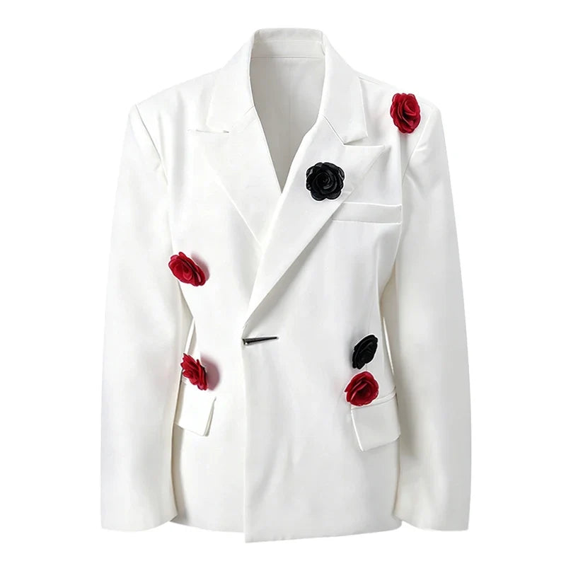 Audacious Floral Detail Blazer