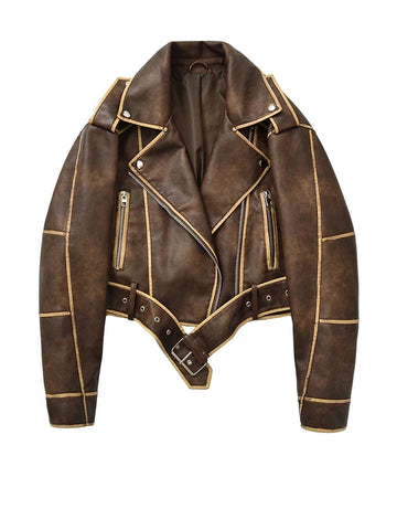 Fearless Faux Leather Moto Jacket