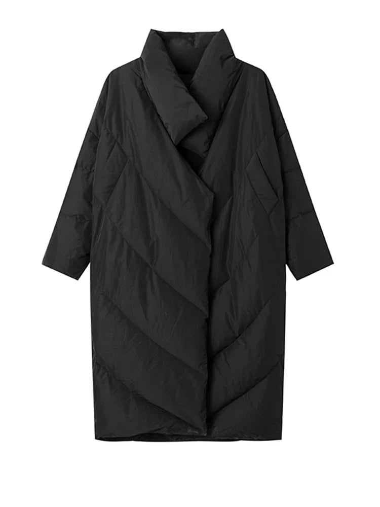 Unstoppable Black Oversized Puffer Coat