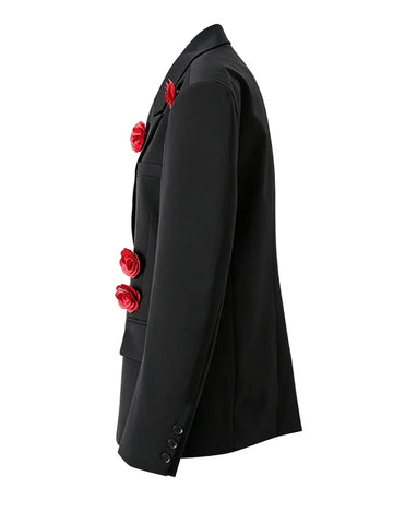 Audacious Floral Detail Blazer