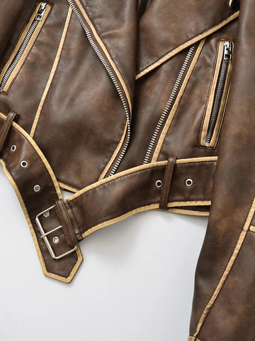 Fearless Faux Leather Moto Jacket