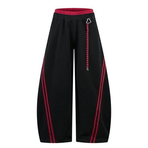 Free Spirit Striped Wide-Leg Pants