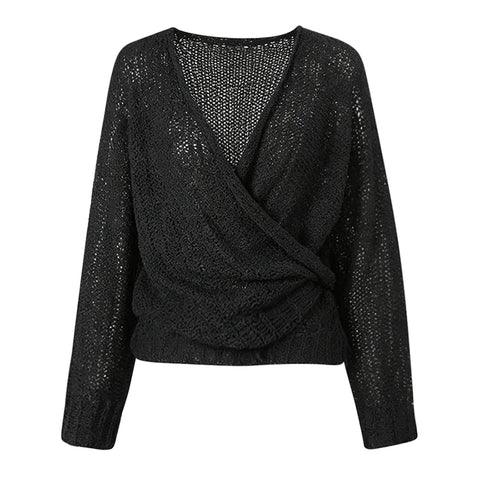 Confidenct Knit Wrap Cardigan