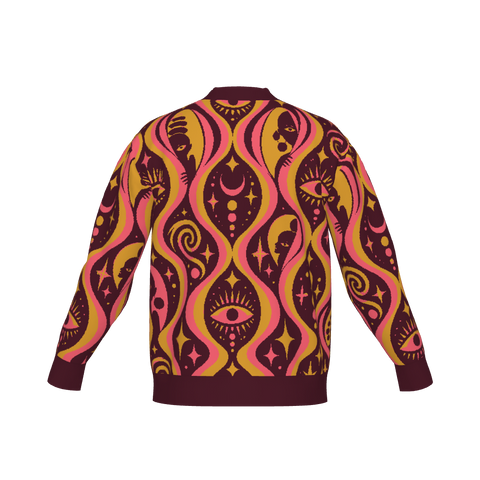 Magnetic Jacquard Knit Cardigan