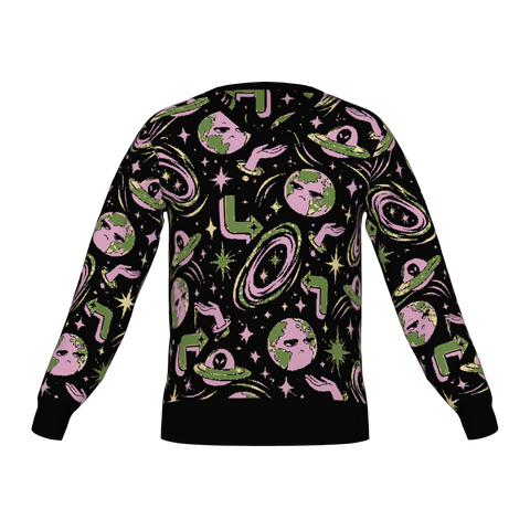 Cosmic Printed Knit Sweater