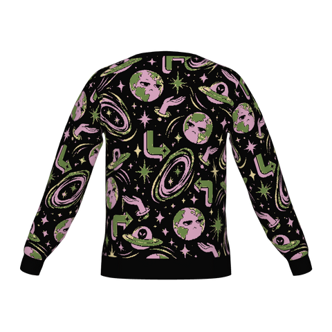 Cosmic Printed Knit Sweater