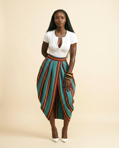 Ilencha | Artisanal Woven Maxi Skirt