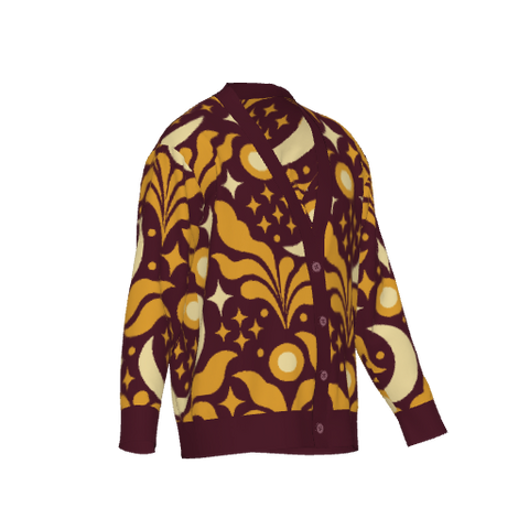 Mystic Patterned Jacquard Cardigan