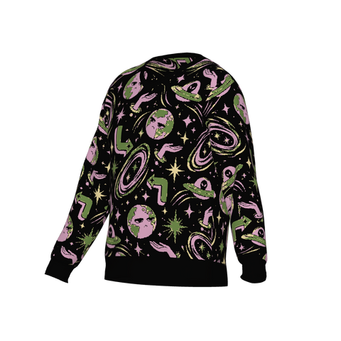 Cosmic Printed Knit Sweater