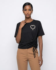 Midnight Crystal-Heart Tee