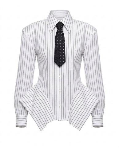 Audacious Striped Fitted Shirt