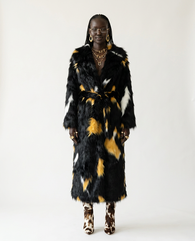 Fierce Faux Fur Statement Coat