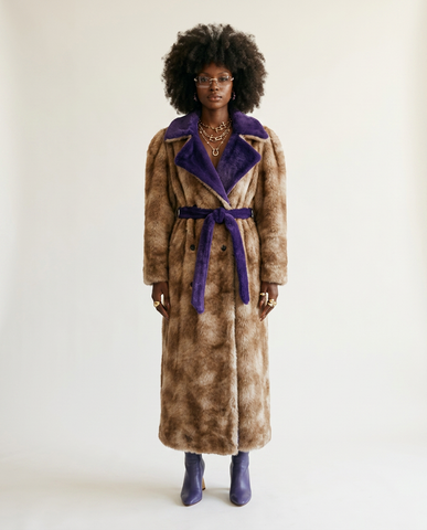 Fierce Oversized Faux Fur Coat