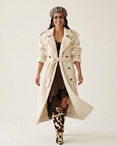 Confident Oversized Faux Fur Coat