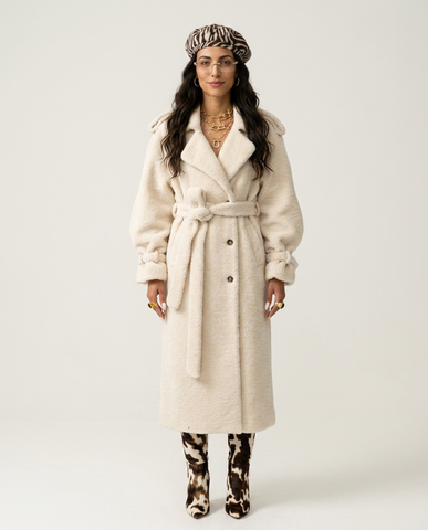 Confident Oversized Faux Fur Coat