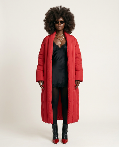 Grounded Oversized Long Parka