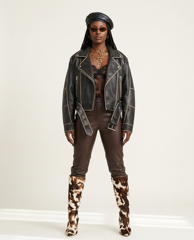 Fearless Faux Leather Moto Jacket