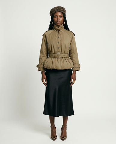 Audacious Belted Epaulet Jacket