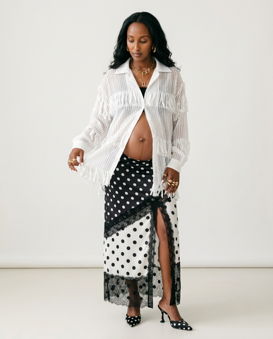 Free Spirit Fringed Sheer Blouse