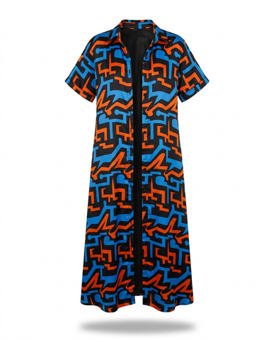 Enyiada Silk Ankara Kaftan