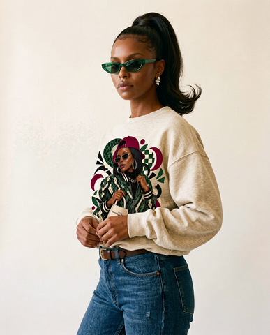 Emerald Snakeback Women's Graphic Sweatshirt