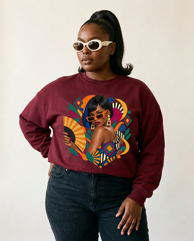 Jewel Wax Bob Women's Graphic Sweatshirt
